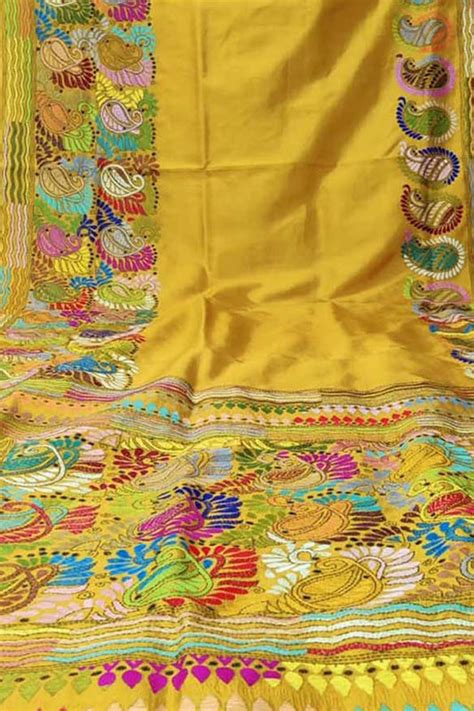 Kantha Sarees: Buy Kantha Silk Stitch Saree Online