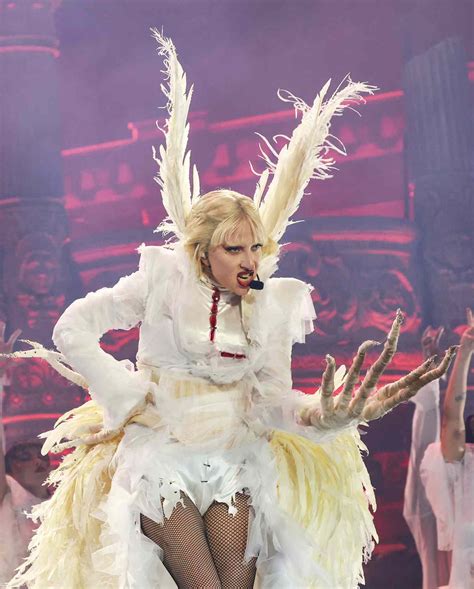 Lady Gaga Wears Sheer Pantaloons and Heels at Surprise Appearance