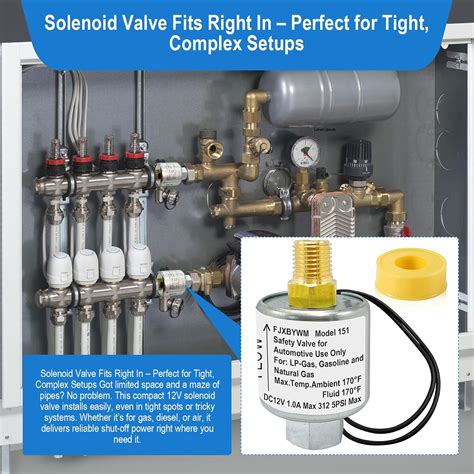 FJXBYWM Solenoid Valve, Propane 12v Solenoid Fuel Lock Off India | Ubuy
