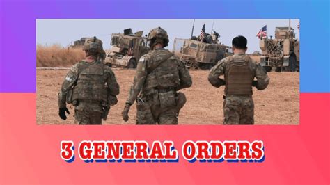 3 General Orders - YouTube