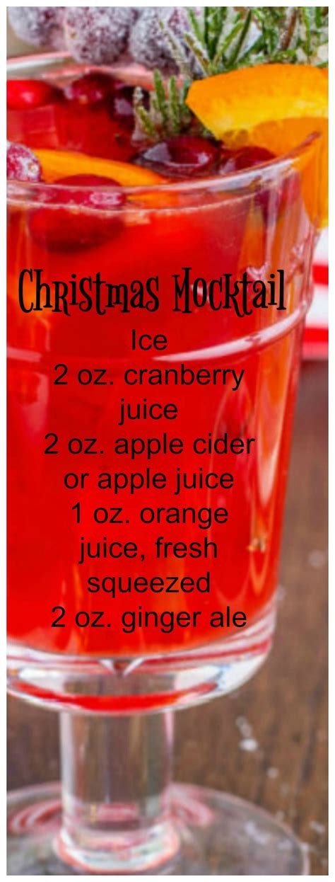 Christmas Mocktail ~ A perfect refreshing non-alcoholic option to serve ...