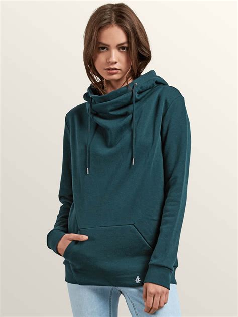 Walk On By High Neck | Neck hoodie, Hoodies, Volcom women