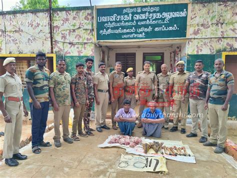 2 arrested for poaching spotted deer in Bhavanisagar forest ...
