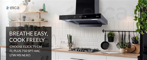Elica 75cm 1600 m3/hr Filterless Autoclean Kitchen Chimney with 15 ...