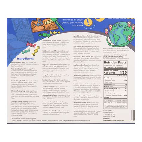Universal Yums Around the World Assorted Candy Advent Calendar - World ...
