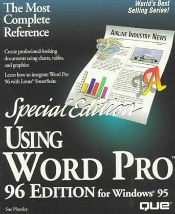 Buy Using Word Pro for Windows 95 Special Edition (Special Edition ...