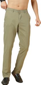 THOMAS SCOTT Slim Fit Men Green Trousers - Buy THOMAS SCOTT Slim Fit ...