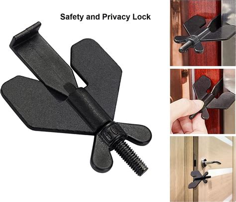 Buy CAEEKER Portable Door Lock Travel Lock, Additional Safety and ...