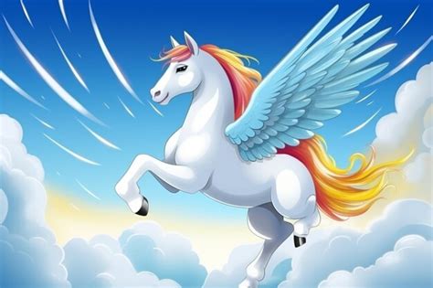 Unicorn cartoon images background | Premium AI-generated image
