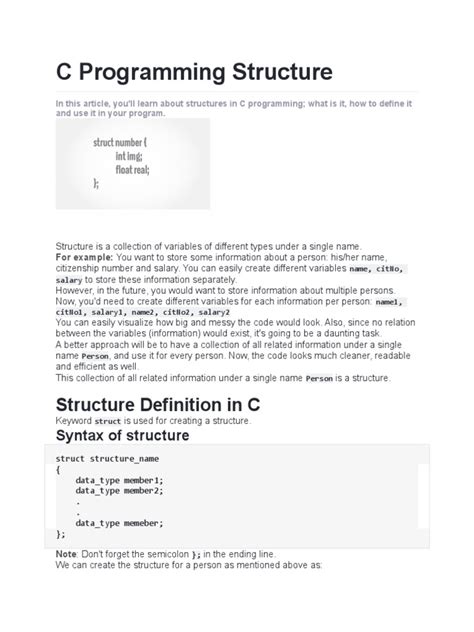 Image result for C Is Well Suited for Structured Programming