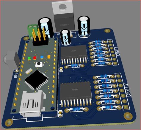 Multiplexing 7-Segment Clock Arduino Code 的图像结果