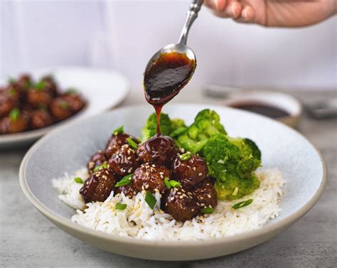 Quick Teriyaki Meatball Rice Bowl Recipe | SideChef