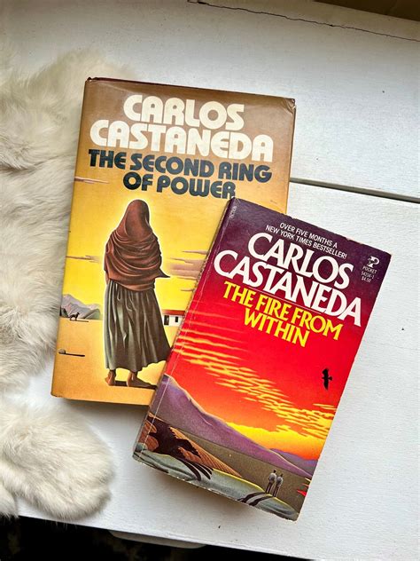 Vintage Carlos Castaneda Book Set Fire From Within Ring of Power Don ...