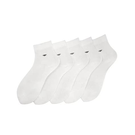 Young Wings Men's_Socks WHITE Colour Cotton Fabric Solid Free Size ...