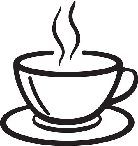 Coffee Clipart Black And White