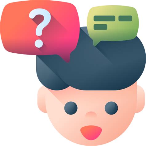 Q&a 3D Color icon | Freepik