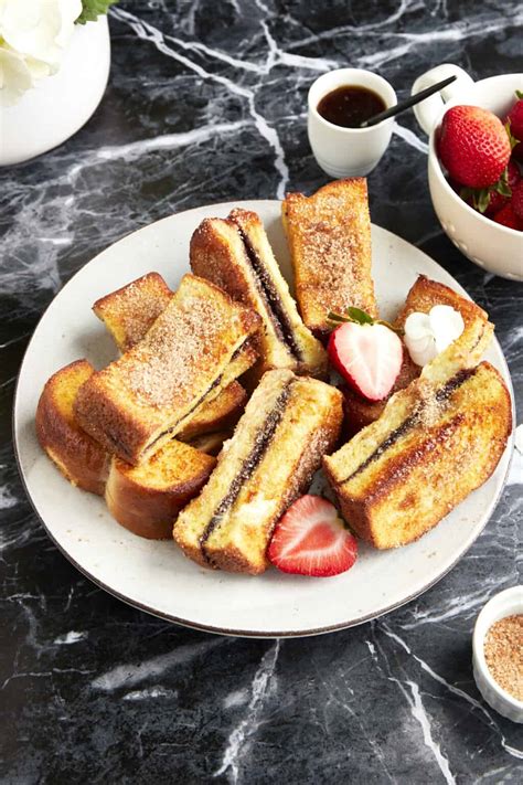 Air Fryer Nutella French Toast Sticks - Food Dolls