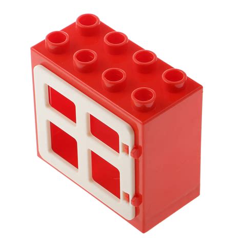 ⚡️Buy Maxbell Kids Interlocking Bricks Construction Blocks Set Toy Red ...