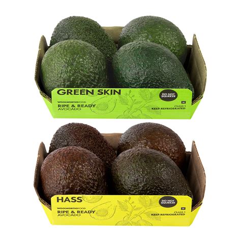 Ripe & Ready Hass/Green Skin Avocados 4 pk | Woolworths.co.za