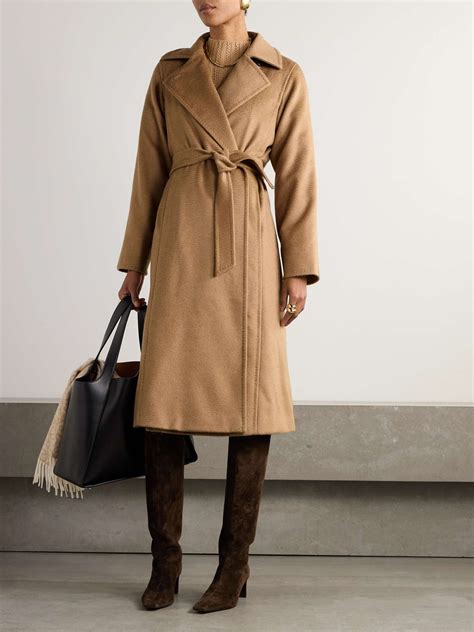MAX MARA Manuela Icon belted camel hair coat | NET-A-PORTER