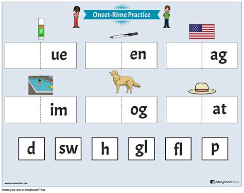 Onset And Rime Worksheets