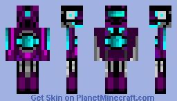 Alien Robot Minecraft Skin 的图像结果