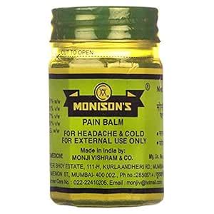 Monisons Pain Balm, 100gm (Pack of 1) : Amazon.in: Health & Personal Care
