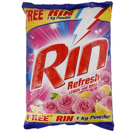 Rin Detergent Powder - Lemon and Rose, 4kg Bag : Amazon.in: Health ...
