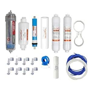 Bluevua Complete 80 GPD RO Service Kit with Zinc Alkaline Filter ...