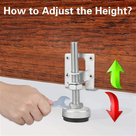 Buy 4 Pack Heavy Duty Leveling Feet, Furniture Leg Adjustable Load ...