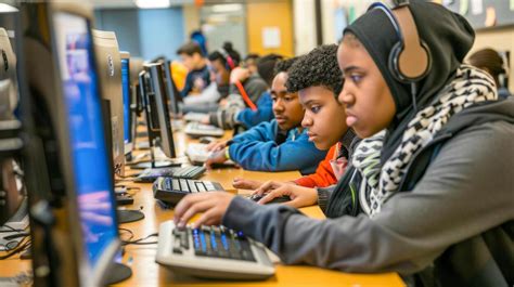 Modern School Computer Lab Picture 的图像结果