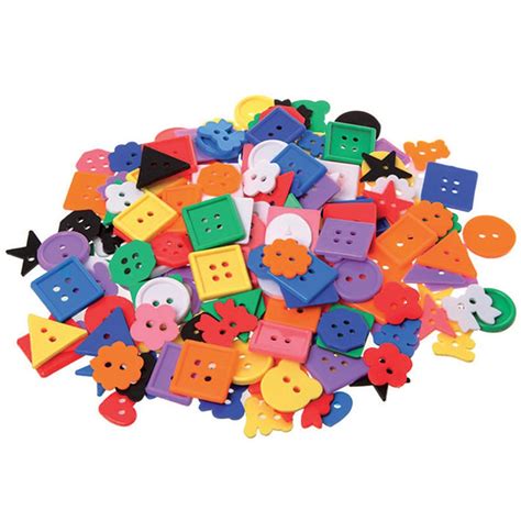 Assorted Small Buttons, 1 lb., Approx. 575 - CTU7177 | Learning ...