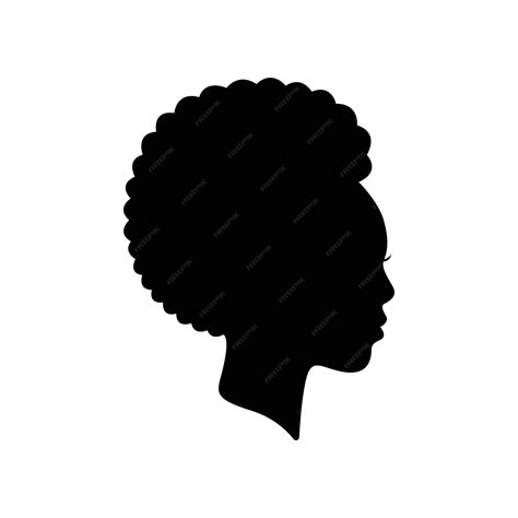 Women black people silhouettte vector illustration african people ...
