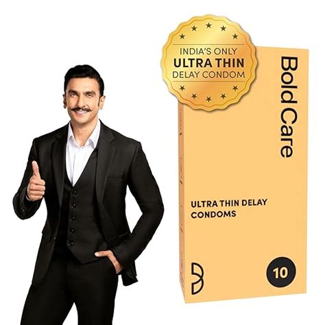 Buy Bold Care Ultra Thin Lubricated Condoms (Pack Of 10) For Men With ...