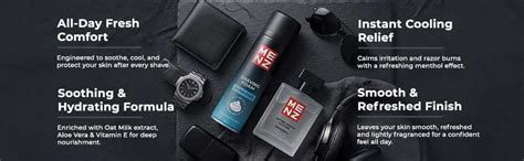 MENZ Sensitive Shaving Foam 250gm & Original After Shave Lotion 100ml ...