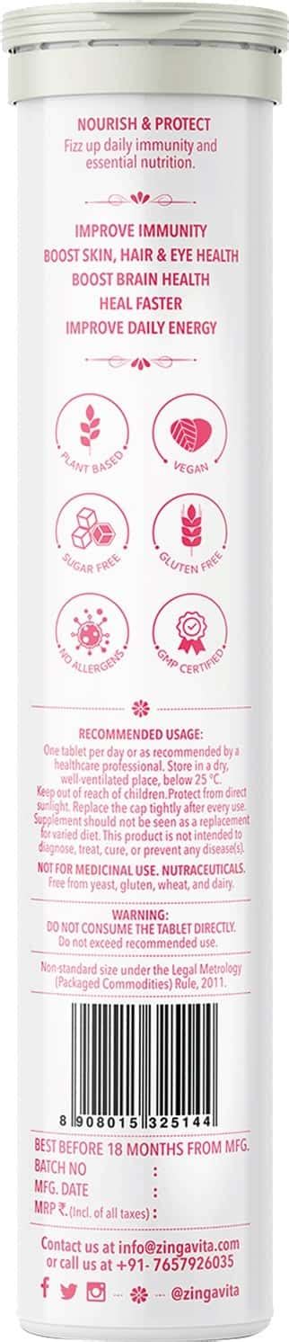 Buy ZINGAVITA DAILY MULTIVITAMINS FOR WOMEN SUGAR FREE 20 FIZZY ...