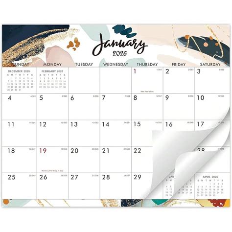 2026 Magnetic Calendar - 2026 Calendar From JAN 2026 - DEC 2026 ...