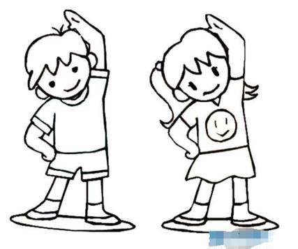 体操简笔画 的图像结果