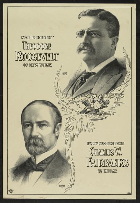 Theodore Roosevelt, Charles W Fairbanks | National Museum of American ...