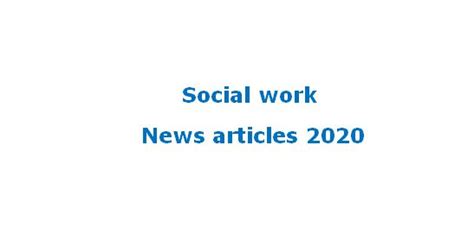 social work & Rural Study news articles 2020