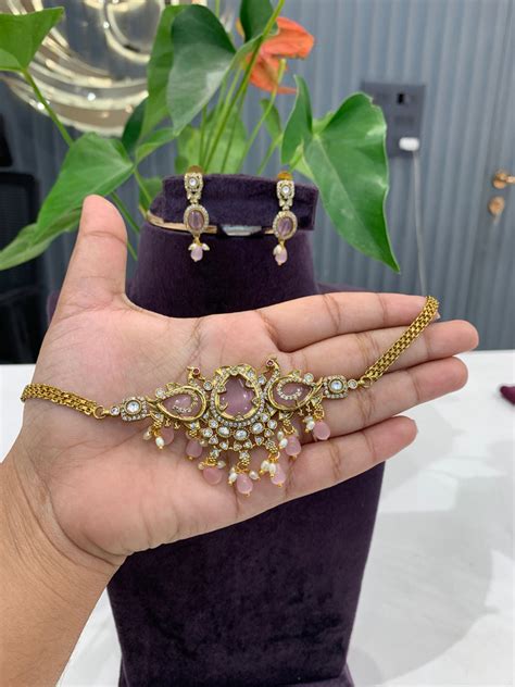 Beautiful chocker set – Sujatha Gold Covering Works