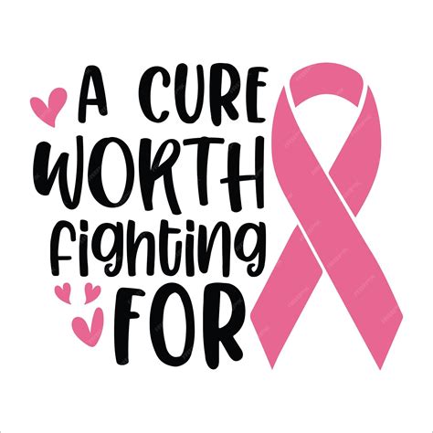 Premium Vector | Pink Spread the Hope Find the Cure