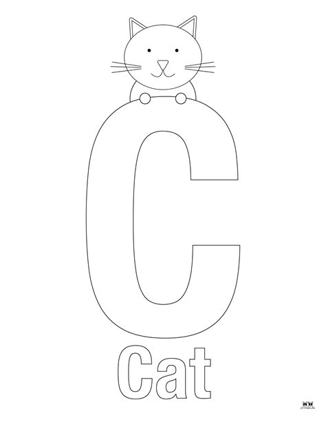Letter C Coloring Pages - 15 FREE Pages - PrintaBulk