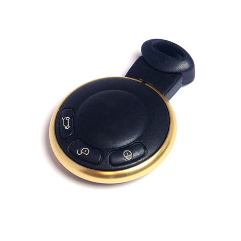 GoBadges KC090 Replacement Smart Key Fob Ring (Gold-for Mini Cooper R55 ...