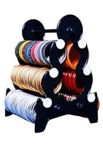DPS 3 step (Black,White) Mini Tower Bangle stand | Chudi stand | Bangle ...