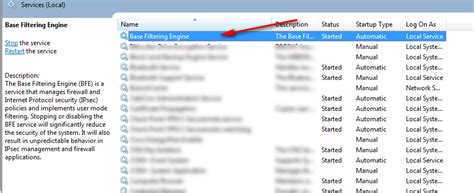 Image result for Base Filtering Engine Error 0X80320009