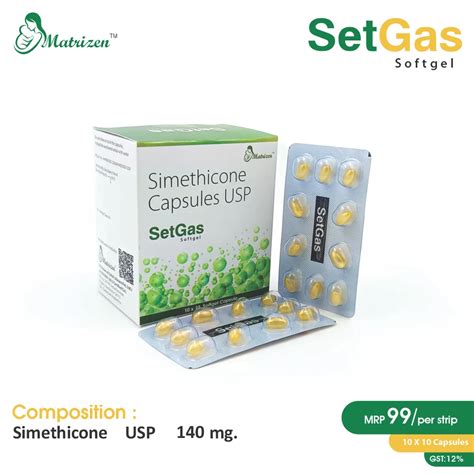 SetGas Softgel (Simethicone 140mg)