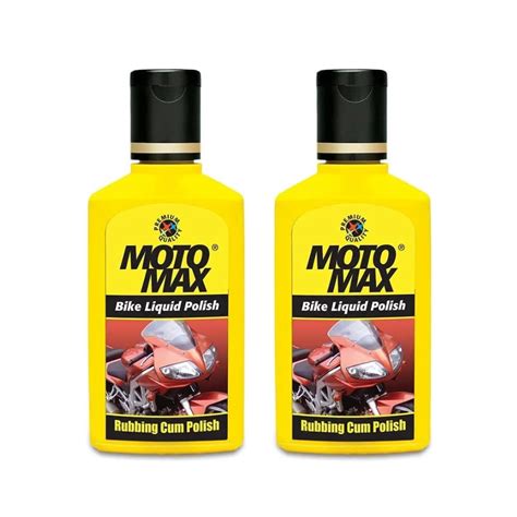 MOTOMAX Bike Liquid Polish 50 ml, Pack of 2 |Removes tough stains, High ...