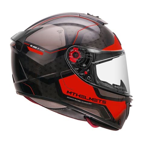 MT Blade 2sv Aura Gloss Red Helmet – AH Helmets