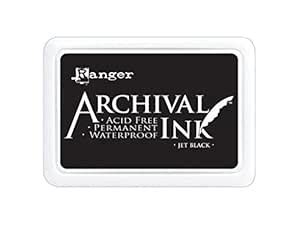 Ranger Archival Jumbo Inkpad #3, Jet Black : Amazon.in: Home & Kitchen